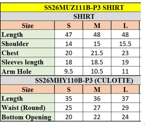 SANA SAFINAZ READY TO WEAR’26 | SS26MUZ111BP3