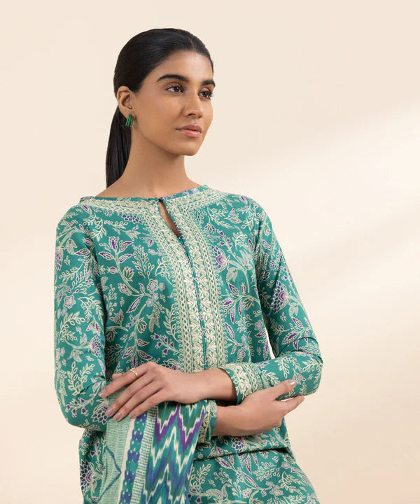SAPPHIRE UNSTITCHED LAWN’24 | 0U2DDY24V414