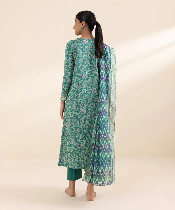 SAPPHIRE UNSTITCHED LAWN’24 | 0U2DDY24V414