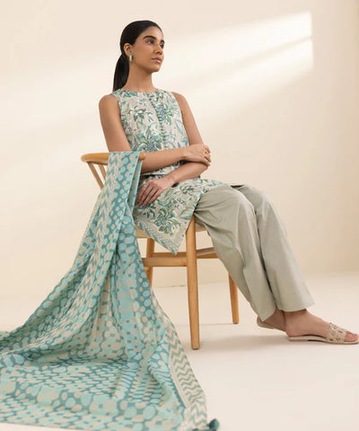 SAPPHIRE UNSTITCHED LAWN’24 | 00U2DDY24V49