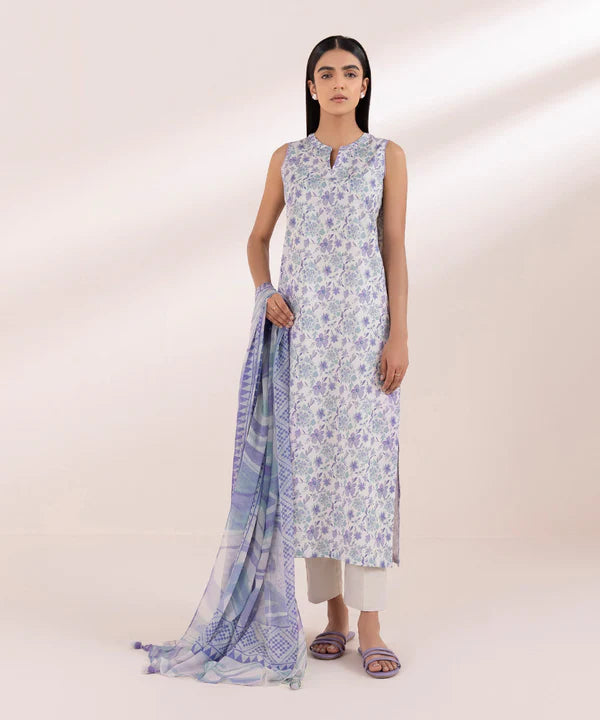 SAPPHIRE UNSTITCHED LAWN’24 | U3PDY24DFV47