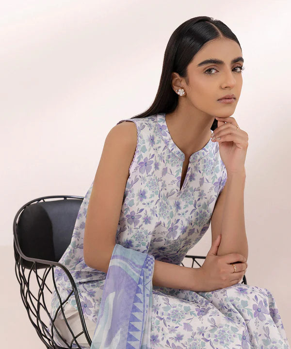 SAPPHIRE UNSTITCHED LAWN’24 | U3PDY24DFV47