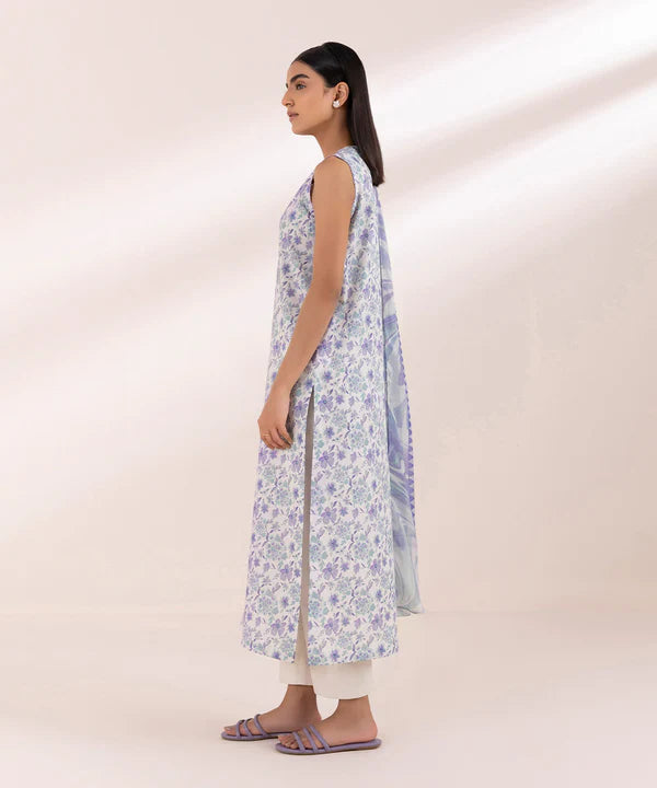 SAPPHIRE UNSTITCHED LAWN’24 | U3PDY24DFV47