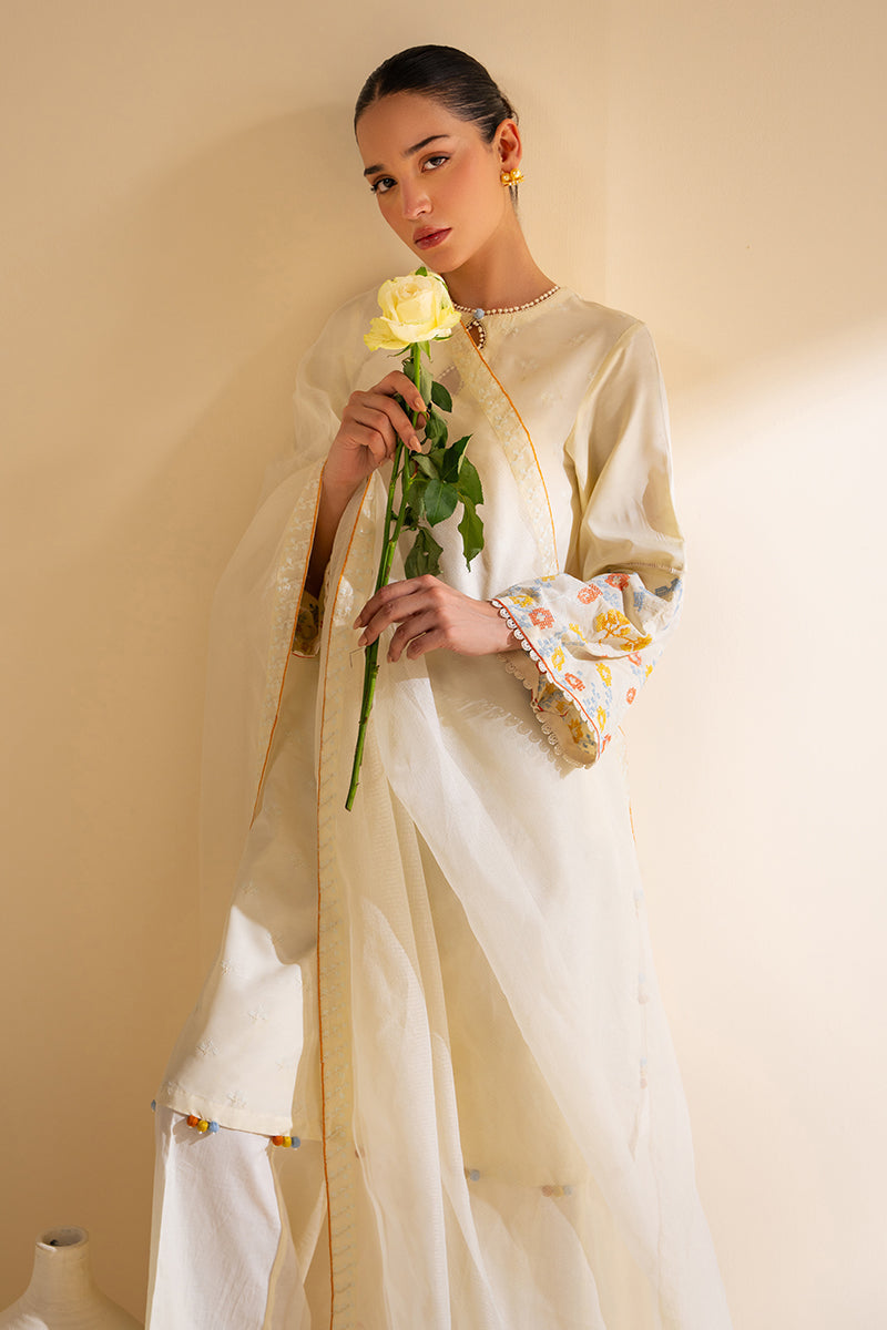 CROSS STITCH CASUAL PRET’24 | SEED PEARL-2 PIECE (SHIRT & DUPATTA)
