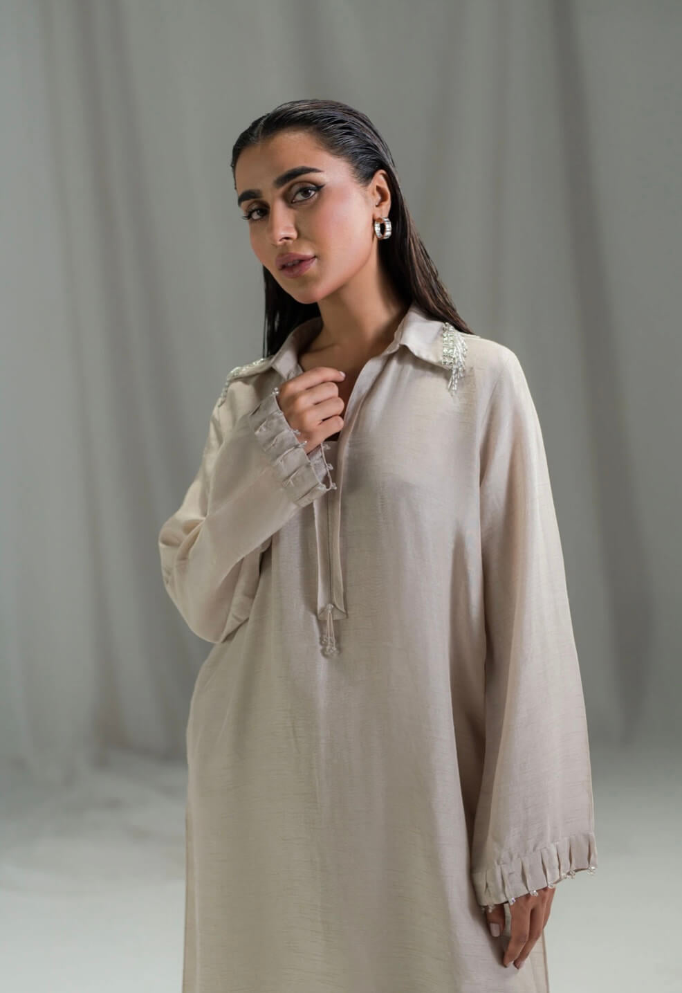 AMMARA KHAN SETA’24 | STATEMENT COLLAR CO-ORD SET