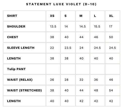 AMMARA KHAN SETA’24 | STATEMENT LUXE VIOLET