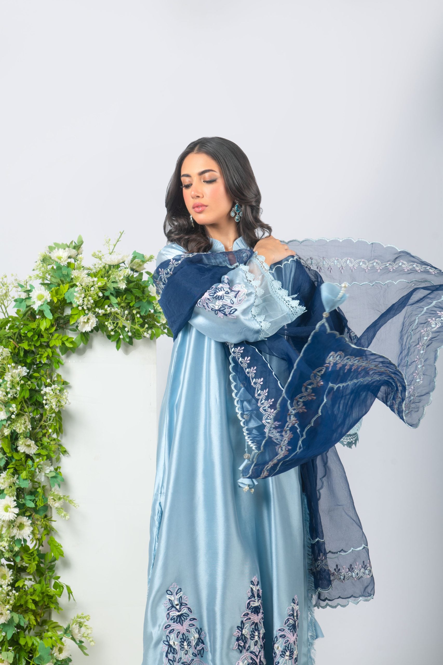 AYESHA SOMAYA LUXURY PRET’24 | BLUE
