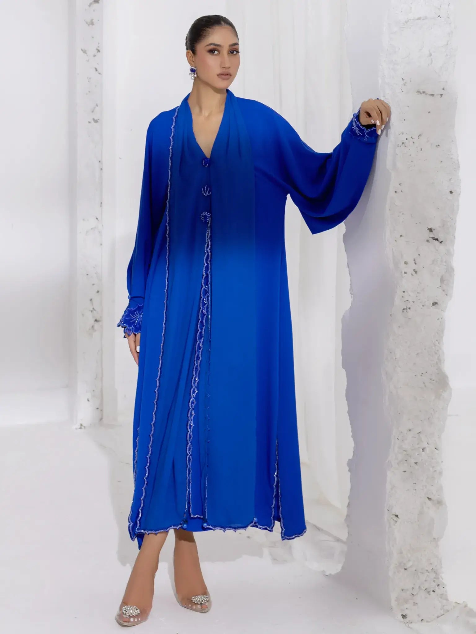 IQA DESIGN KAI’24 | REHA INK BLUE – embellishedkurtas