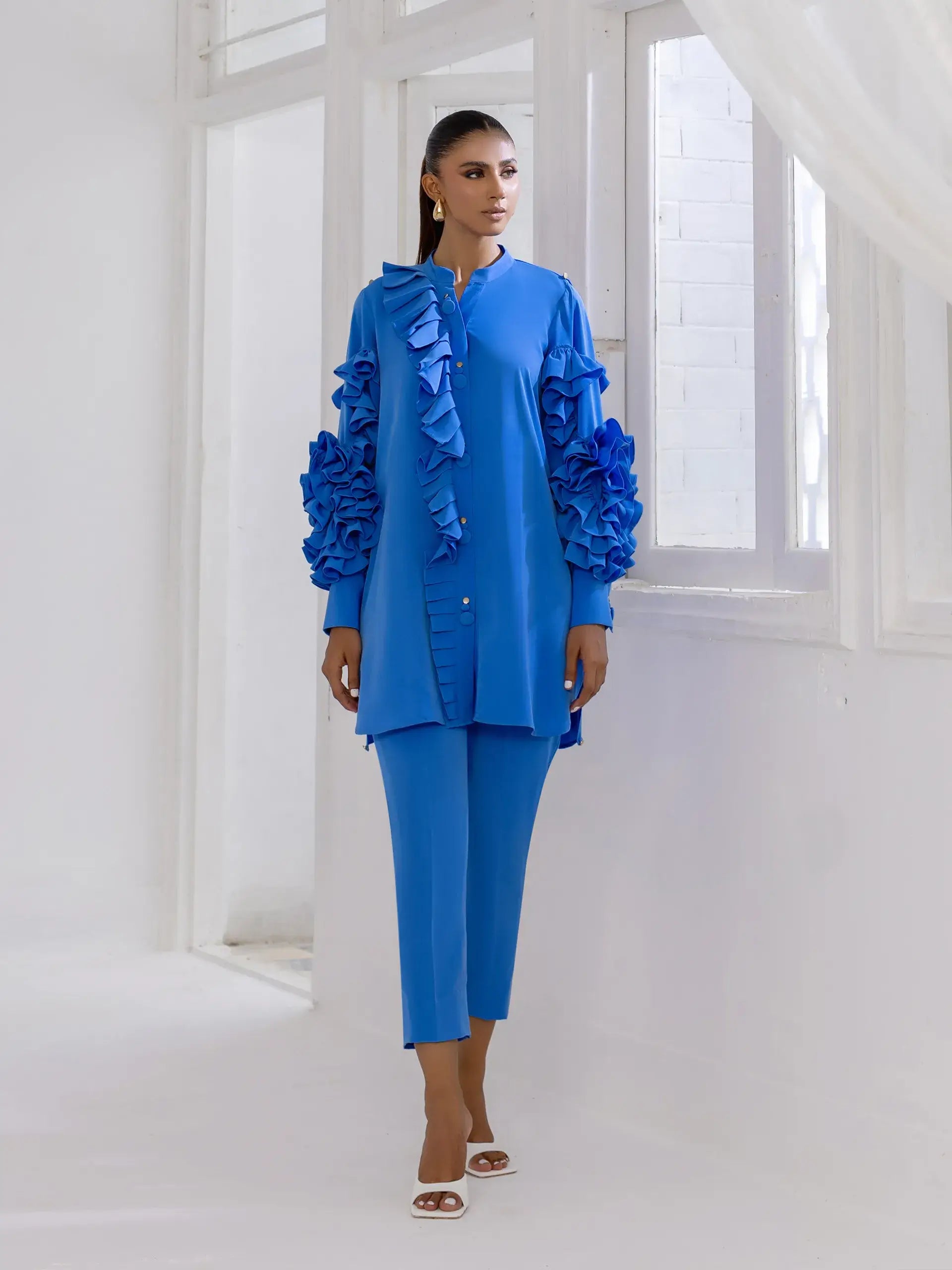 IQA DESIGN KAI’24 | CELINE VIVID BLUE – embellishedkurtas