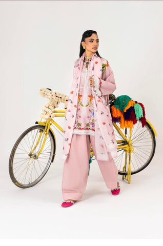 SANA SAFINAZ UNSTITCHED MAHAY LAWN’26 | H261-003B-3CS
