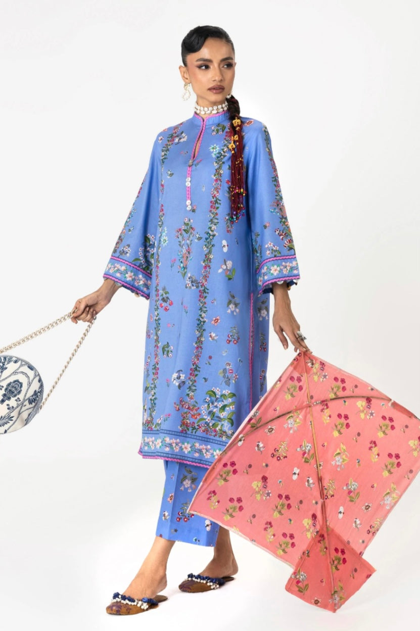 SANA SAFINAZ UNSTITCHED MAHAY LAWN’26 | H261-006B-2C