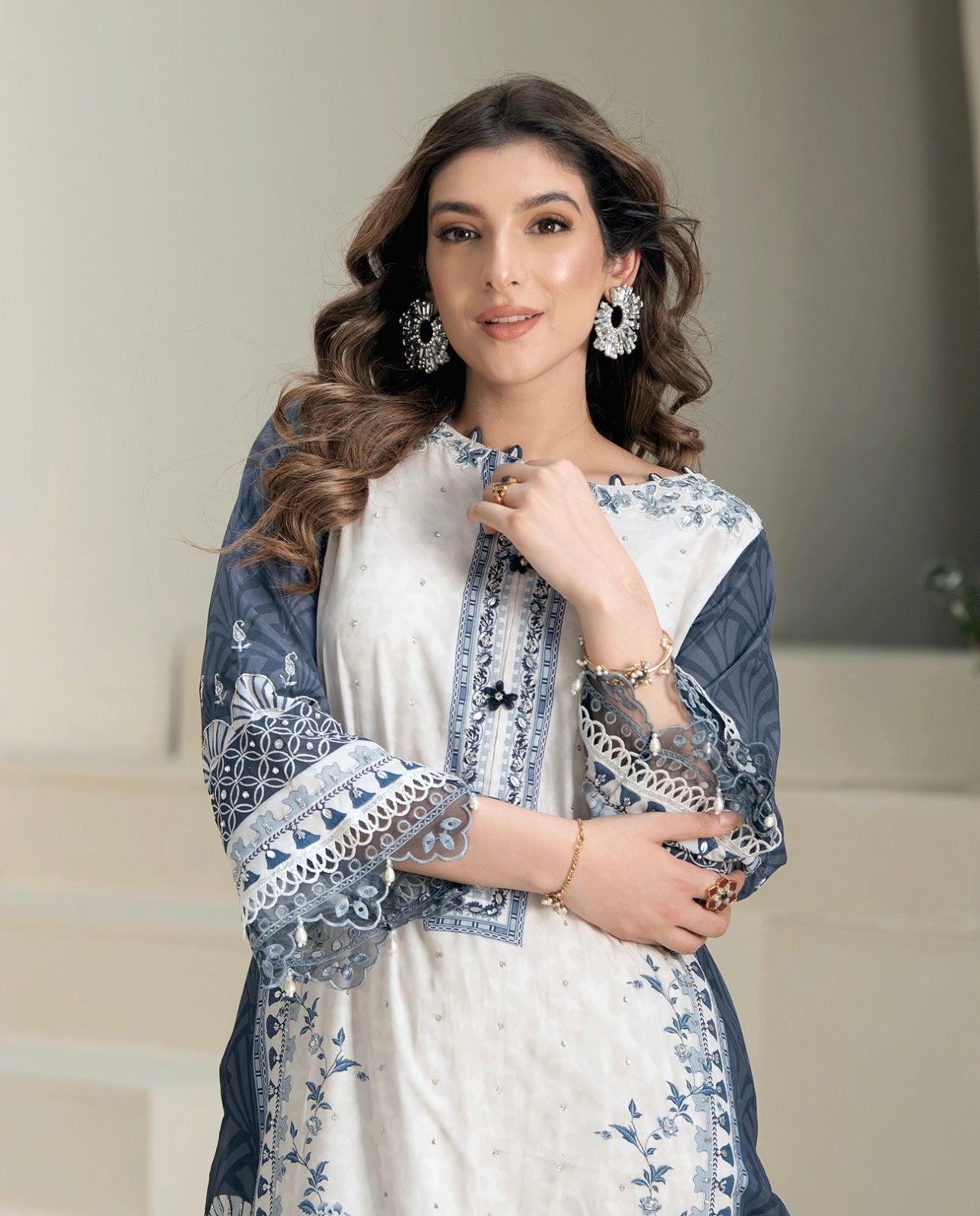 DHANAK CASUAL PRET’24 | HAND EMBELLISHED SET
