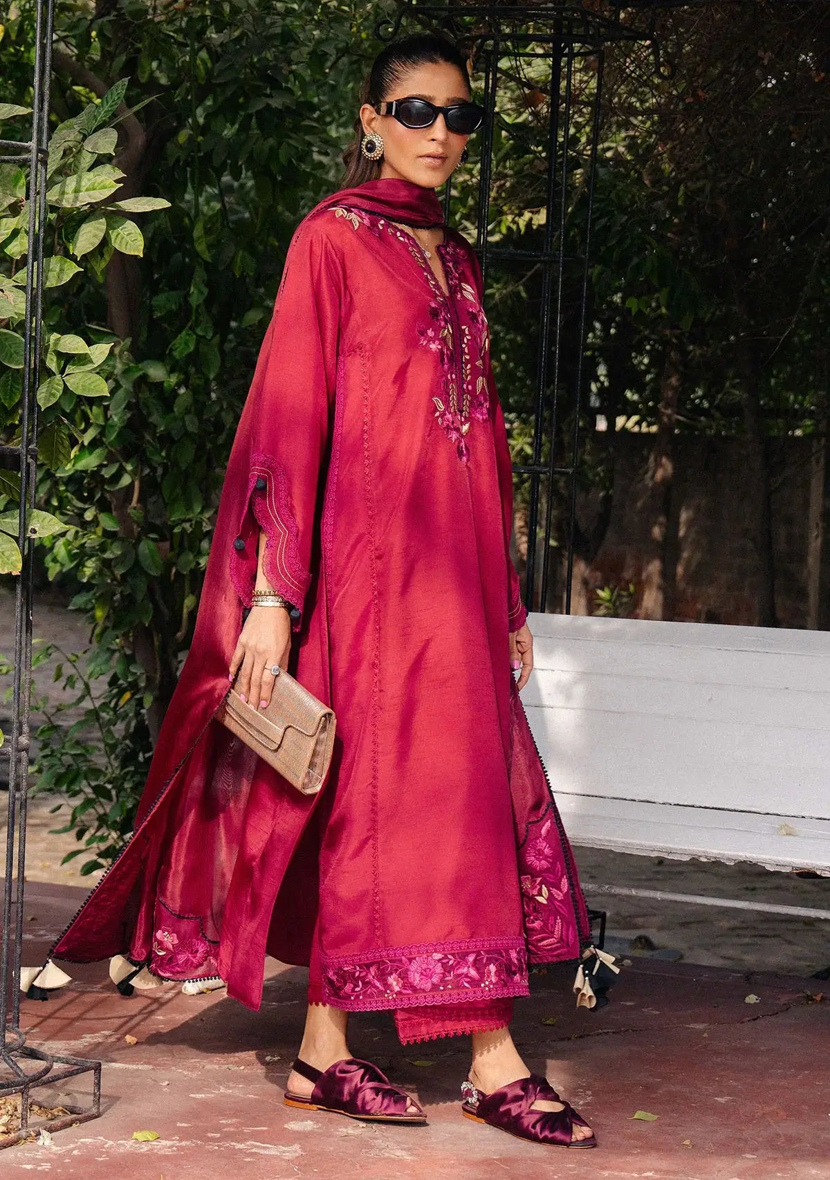 ZAINAB ZULFIQAR FESTIVE EDIT’25 | TANAZ MAGENTA