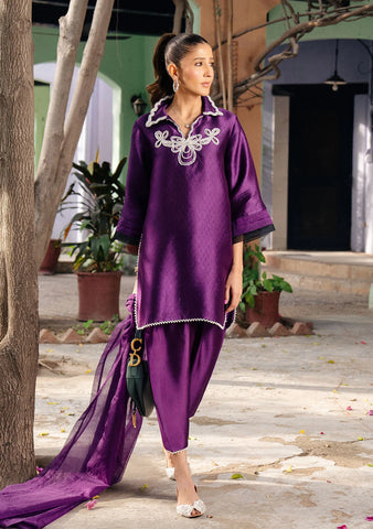 ZAINAB ZULFIQAR FESTIVE EDIT’25 | EMANI PURPLE