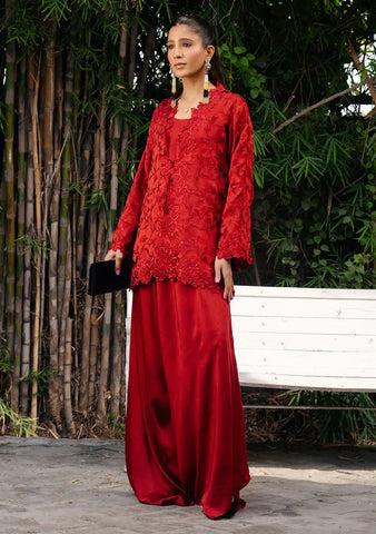 ZAINAB ZULFIQAR FESTIVE EDIT’25 | ARINA RED