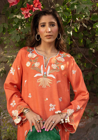 ZAINAB ZULFIQAR FESTIVE EDIT’25 | MERSANA RUST