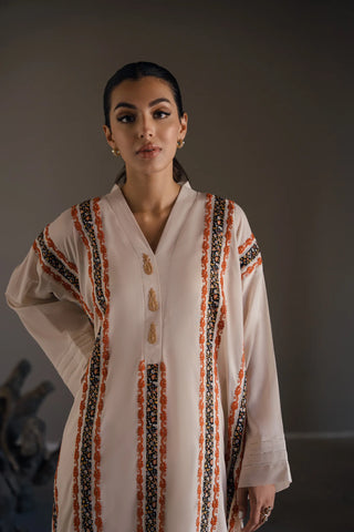 HINA MOHAMED READY TO WEAR PRET’24 | DEENA KURTA