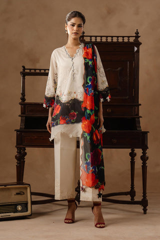 SANA SAFINAZ UNSTITCHED MUZLIN LAWN’26 | M261-020A-CI