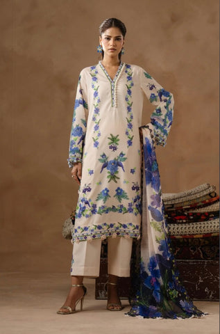 SANA SAFINAZ UNSTITCHED MUZLIN LAWN’26 | M261-016A-CU