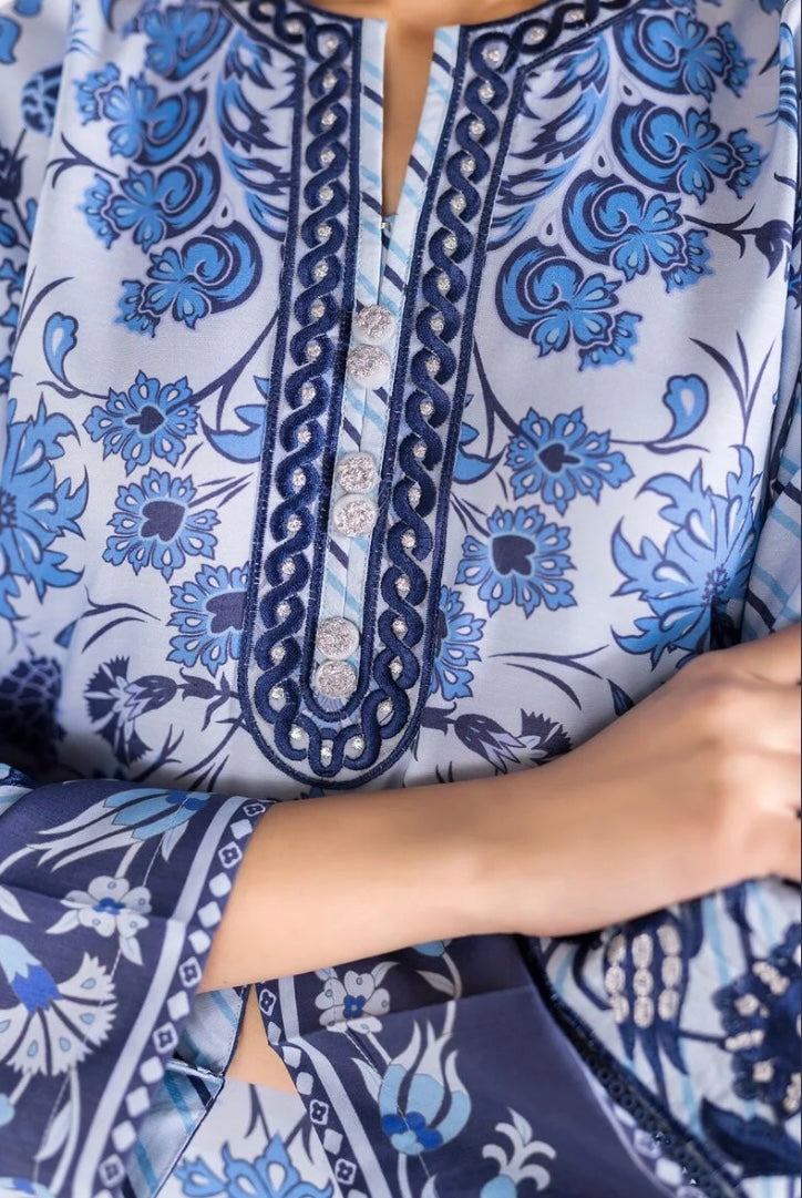 KHAADI CASUAL PRET’24 | EST24166-L-BLUE-014