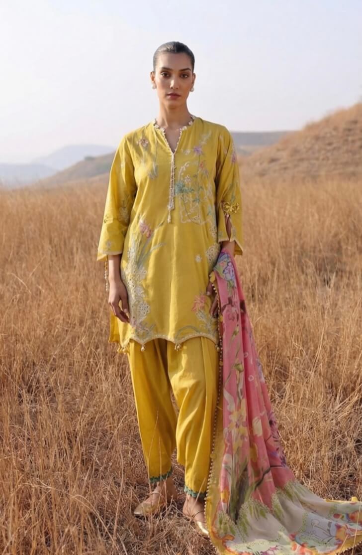 SANA SAFINAZ UNSTITCHED MUZLIN LAWN’26 | M261-003B-CV