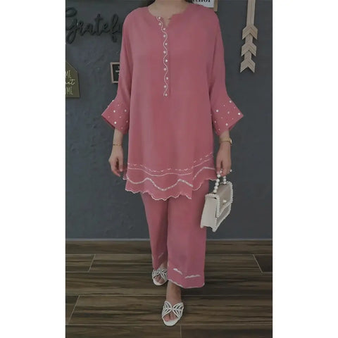NIMRAH HAFSA CASUAL PRET’24 | AIRA SET