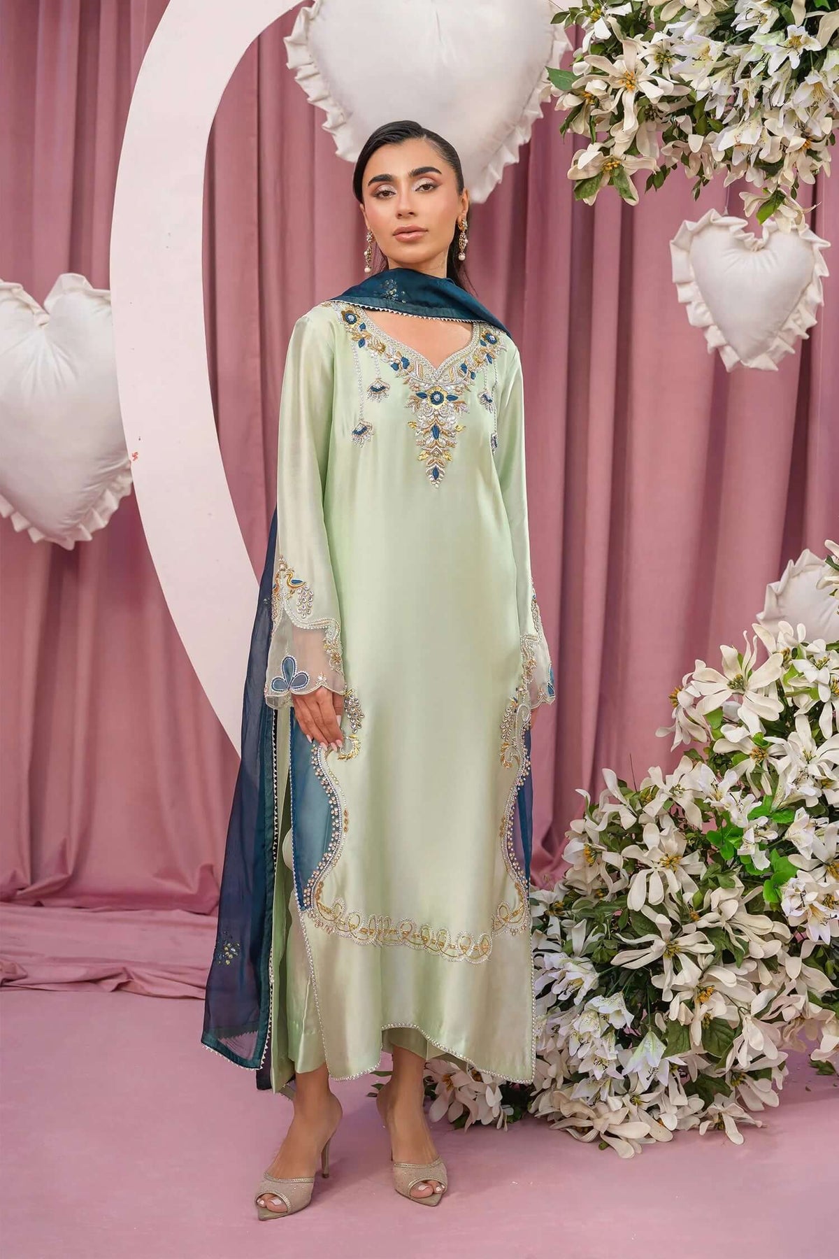 FLAIRS STUDIO ‘THE EID DUO’26 | SEAFOAM