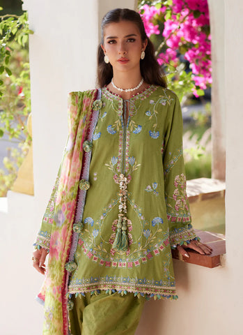 FARAH TALIB AZIZ LUXURY LAWN UNSTITCHED’26 | CARMEN KIWI