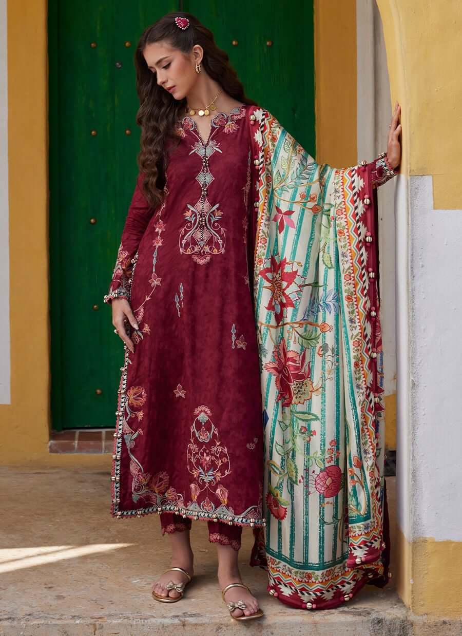 FARAH TALIB AZIZ LUXURY LAWN UNSTITCHED’26 | SOFIA SCARLETT