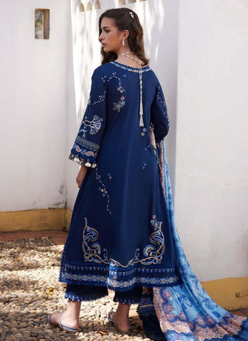 FARAH TALIB AZIZ LUXURY LAWN UNSTITCHED’26 | NIA NAVY