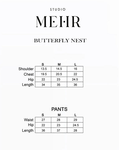 STUDIO MEHR LAWN PRET’26 | BUTTERFLY NEST