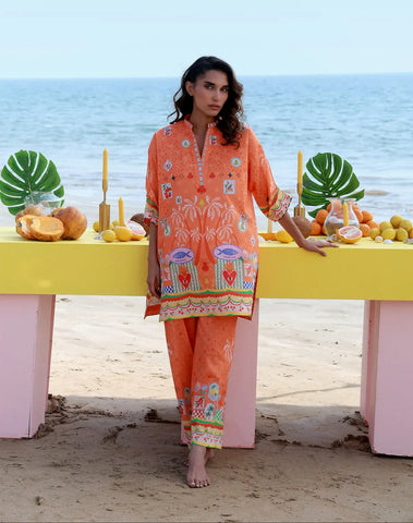 STUDIO MEHR LAWN PRET’26 | CORAL CLOUD