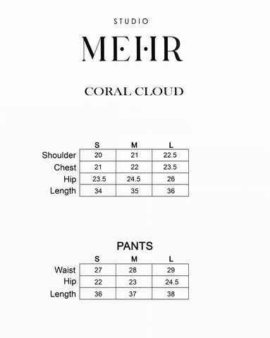 STUDIO MEHR LAWN PRET’26 | CORAL CLOUD
