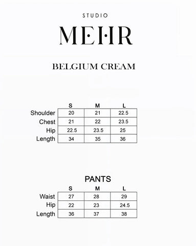 STUDIO MEHR LAWN PRET’26 | BELGIUM CREAM