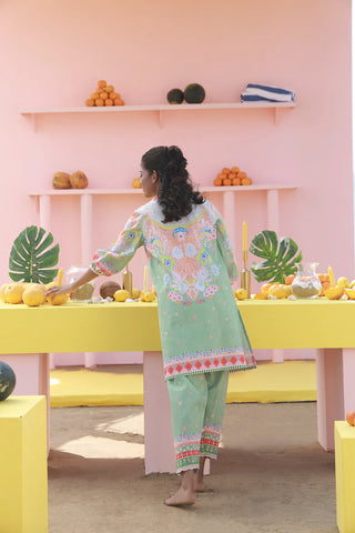 STUDIO MEHR LAWN PRET’26 | PISTACHIO PARADISE
