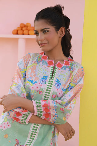 STUDIO MEHR LAWN PRET’26 | PISTACHIO PARADISE