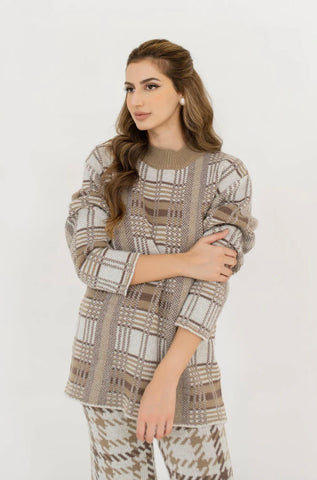 HASSAL AUTUMN WINTER’24 | ELICE BROWN KNIT SET