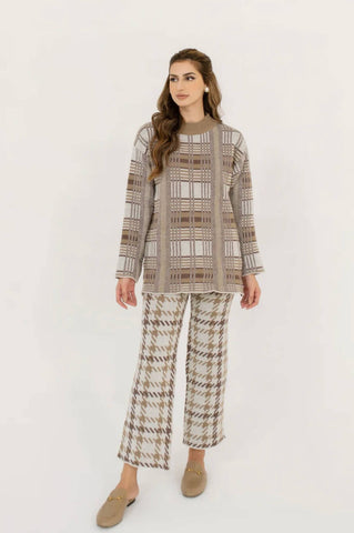 HASSAL AUTUMN WINTER’24 | ELICE BROWN KNIT SET