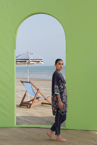 STUDIO MEHR LAWN PRET’26 | BREEZY BLUE