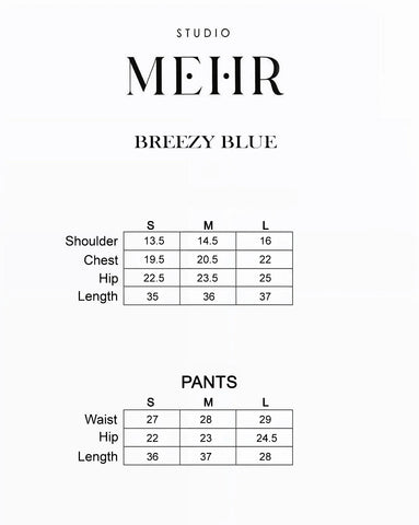 STUDIO MEHR LAWN PRET’26 | BREEZY BLUE