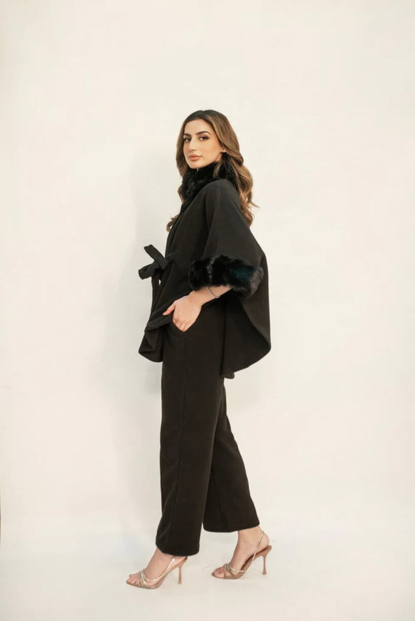 HASSAL AUTUMN WINTER RTW’24 | MARYA BLACK FUR SET