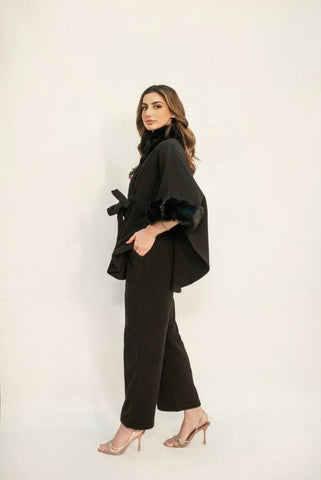 HASSAL AUTUMN WINTER RTW’24 | MARYA BLACK FUR SET