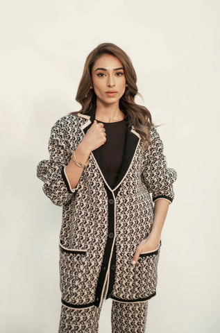 HASSAL AUTUMN WINTER RTW’24 | LAYLA BLACK & WHITE KNIT SET