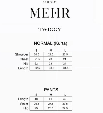 STUDIO MEHR LAWN PRET’24 | TWIGGY MATCHING SET
