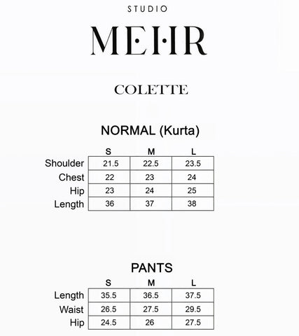 STUDIO MEHR LAWN PRET’24 | COLETTE MATCHING SET