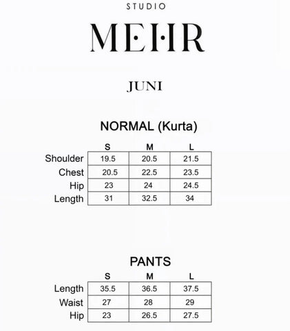 STUDIO MEHR LAWN PRET’24 | JUNI MATCHING SET