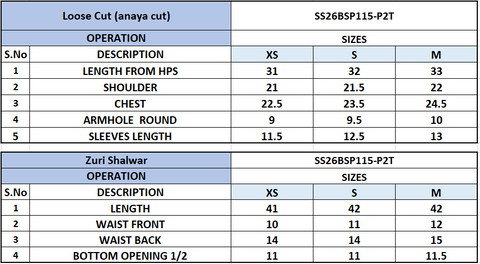 SANA SAFINAZ SPRING SUMMER PRET’26 | SS26BSP115P2T
