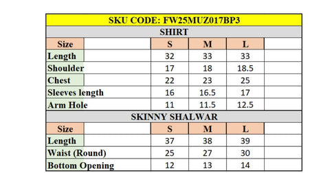 SANA SAFINAZ SPRING SUMMER PRET’26 | FW25MUZ017BP3