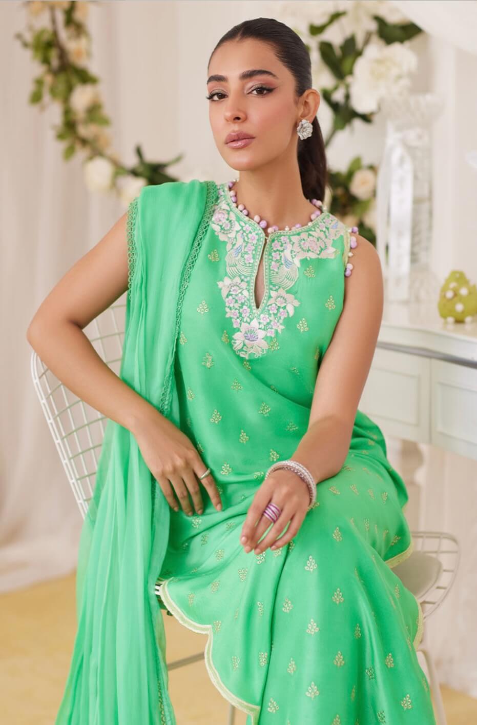 FARAH TALIB AZIZ ‘LEA FALL’24 | TOUCAN SHIRT AND DUPATTA