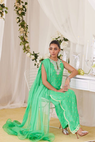 FARAH TALIB AZIZ ‘LEA FALL’24 | TOUCAN SHIRT AND DUPATTA